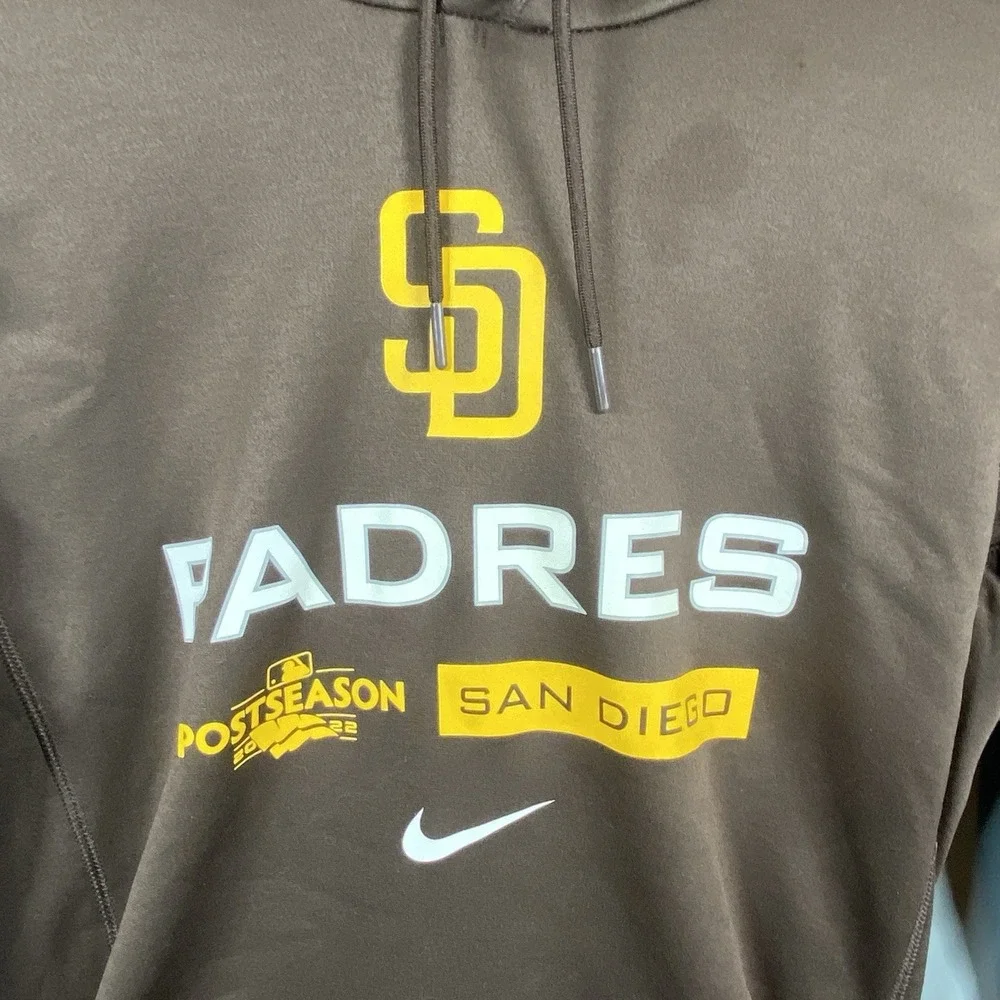 San Diego Padres Hoodie Mens‎ Small Nike MLB Baseball 2022 Postseason San Diego